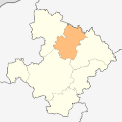 Map of Zavet municipality (Razgrad Province)